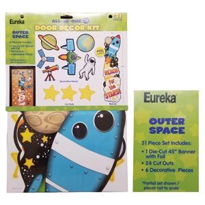 Eureka Outer Space All‎ In One Door Decor Kit 31 Piece Set